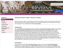 Tablet Screenshot of odysseus.umwelttheater.eu